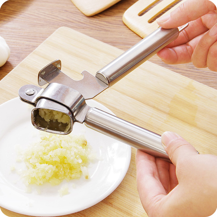 Stainless Steel Gadget Ginger Garlic Press Nut Cracker Crusher Kitchen Tool shan 