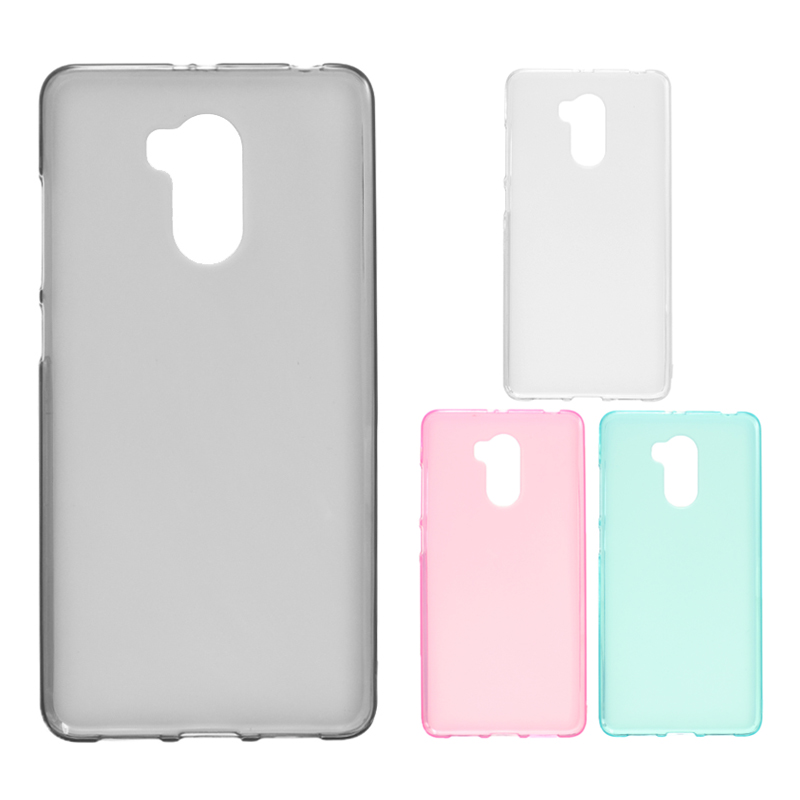 

Ultra-thin Pudding Clear TPU Soft Scrub Back Case Cover For Xiaomi Redmi 4 3GB+32GB Version