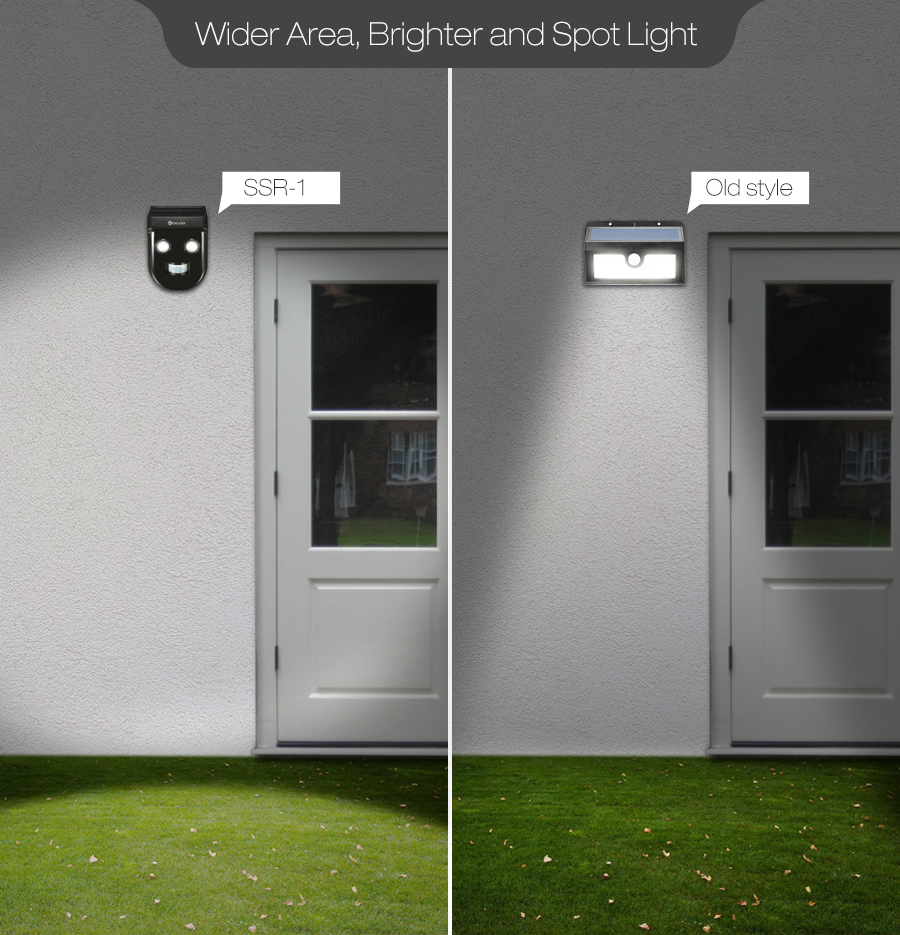 Digoo DG-SSR-1 Gardening Solar Wireless PIR Sensor Long-Distance Waterproof Outdoor Wall Light 
