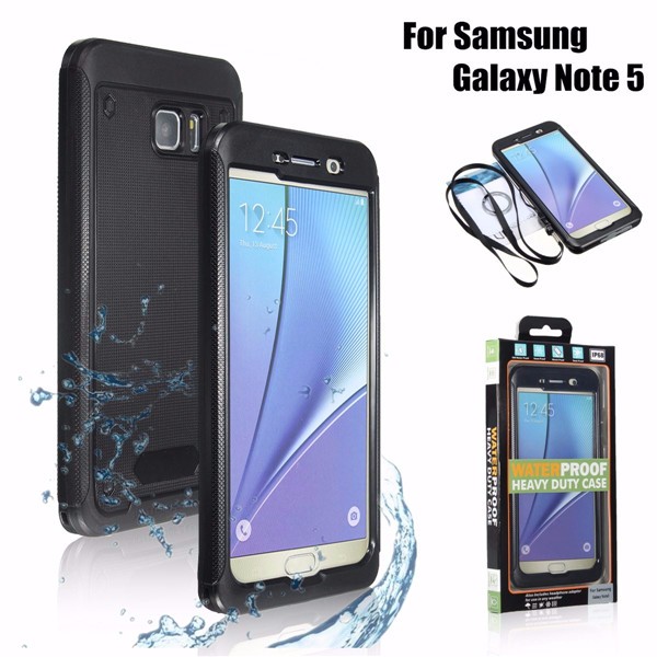 

ST-113 Swimming Waterproof Shockproof Snowproof Cover Case with Film for Samsung Galaxy Note 5