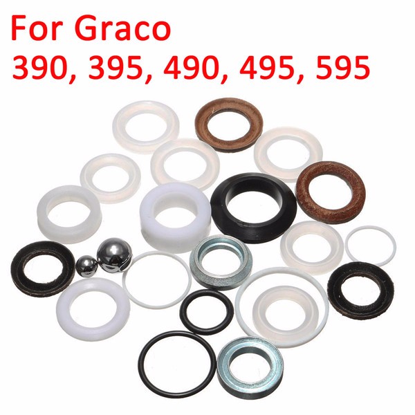 

Aftermarket Repair V-packing Seals Kit For 390 395 495 595 Graco Paint Sprayer Ultra