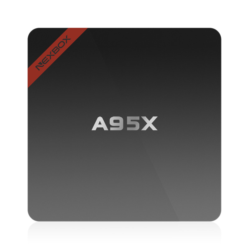 

Nexbox A95X Amlogic S905X 1GB DDR3 RAM 8GB eMMC ROM Quad Core Android 6.0 4K 60fps HD Pre-installed 2.4G WiFi LAN HDR10 VP9 H.265 HEVC TV Box Android Mini PC