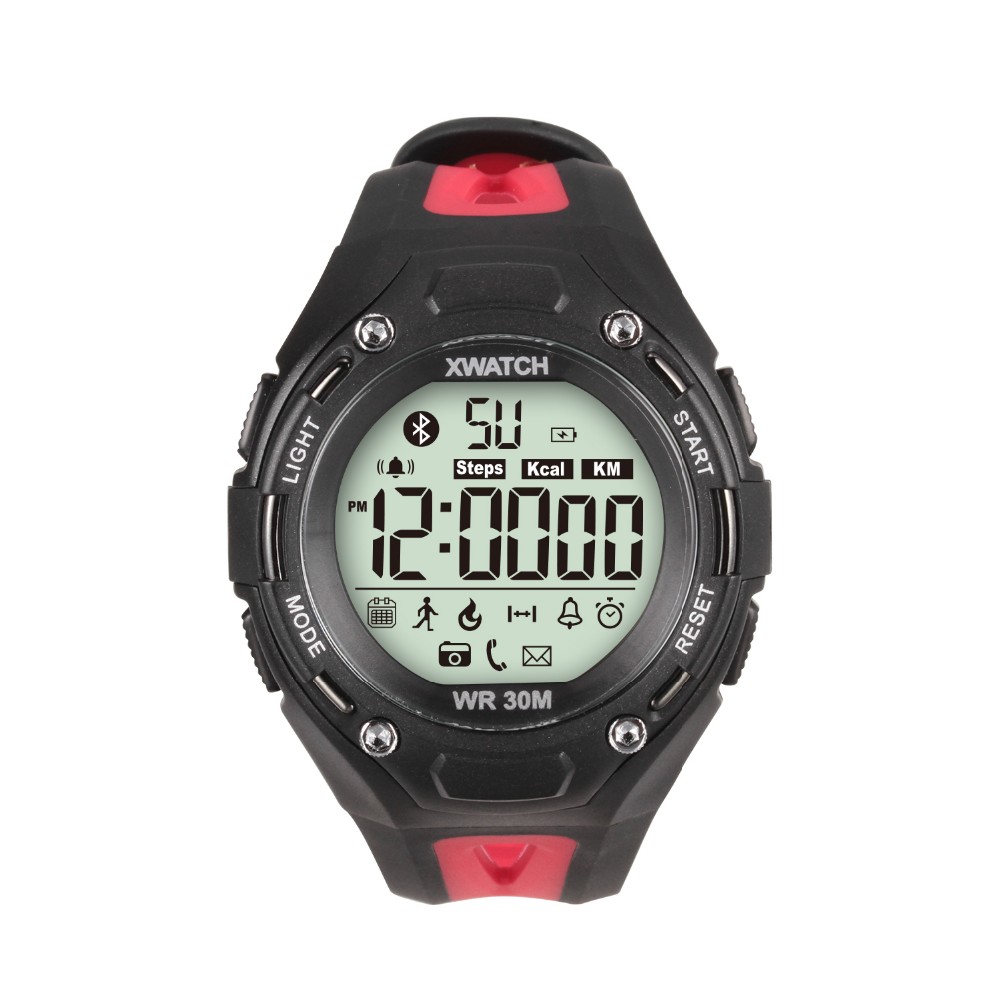 

Xwatch Outdoor Sport Smart Watch Waterproof Bluetooth 4.0 Bracelet Wrist Pedometer Fitness Tracker
