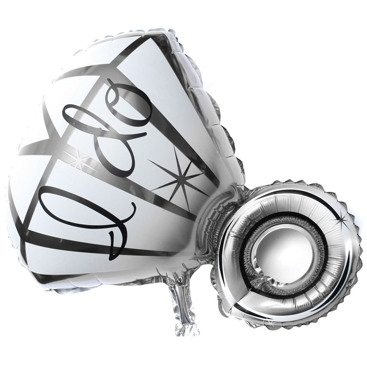 Big Diamon Ring Aluminum Foil Balloon I DO Balloons Proposal Valentine Wedding Party Decoration
