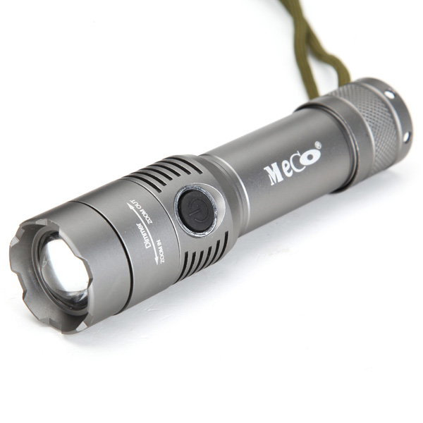 

MECO XM-L T6 2000LM 3Modes Zoomable LED Flashlight 18650/AAA