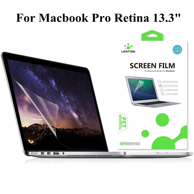 

Clear High Definition Anti Glare Anti Scratch Screen Protector Film For Macbook Pro Retina 13.3 Inch