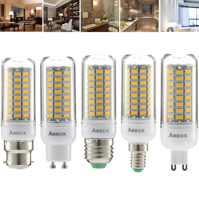 ARILUX® 5W Constant Current Smart IC LED Corn Bulb AC220V