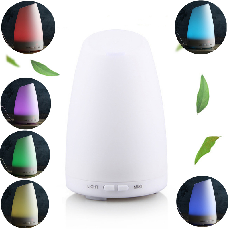 

120ml Electric LED Air Humidifier Ultrasonic Aroma Diffuser Room Aroma Aromatherapy