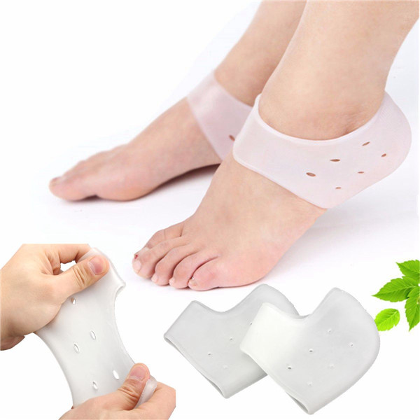 

1 Pair Soft Silicone Moisturizing Heel Socks Feet Skin Care Anti Crack Control Foot Protector