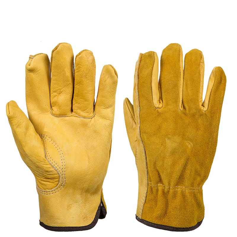 Honeywell 2049132 Sperian Velvet Shock Anti Vibration Leather Safety Work Gloves 