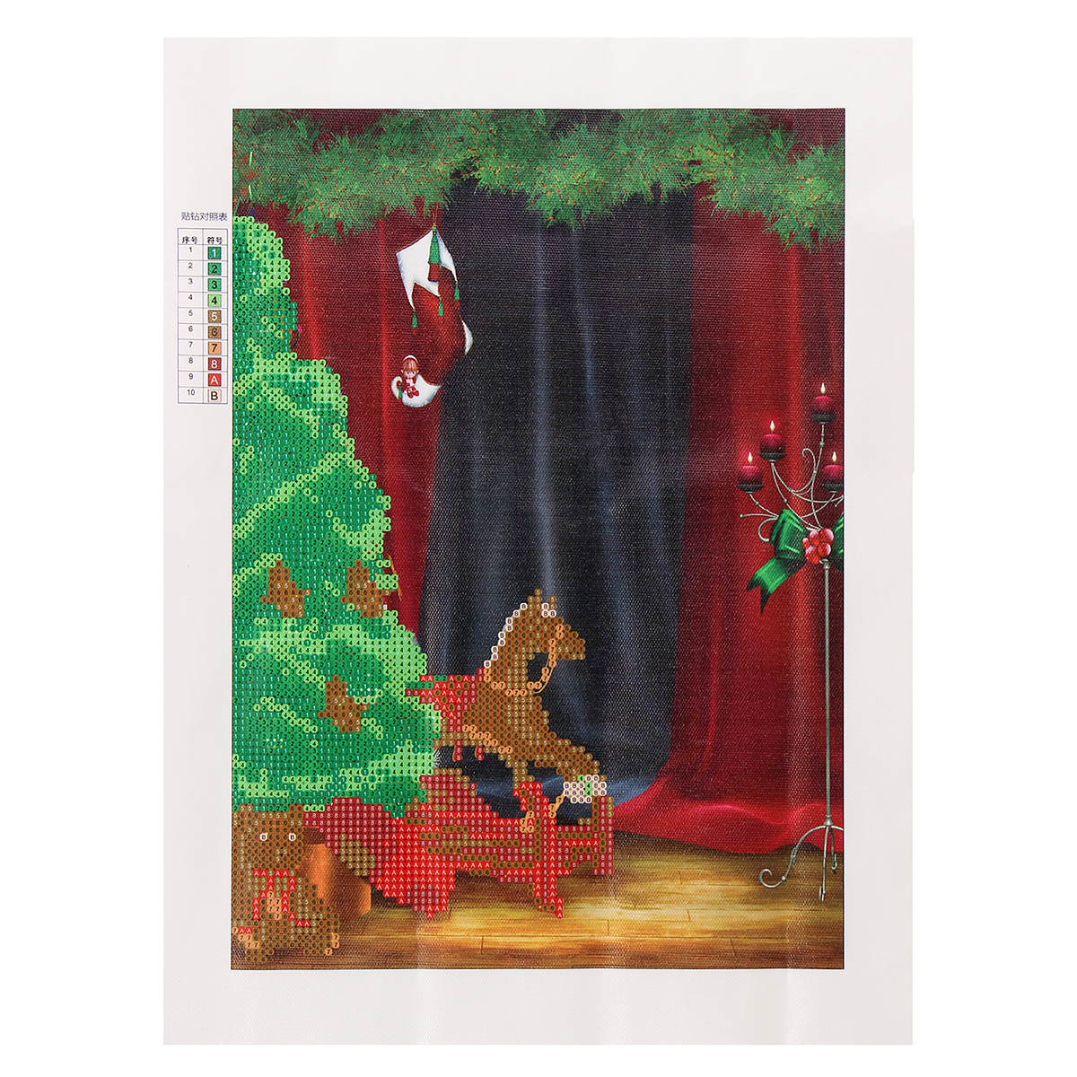 

30x40cm Merry Christmas Dolls 5D Diamond Painting Embroidery DIY Craft Cross Stitch Art Home Decor