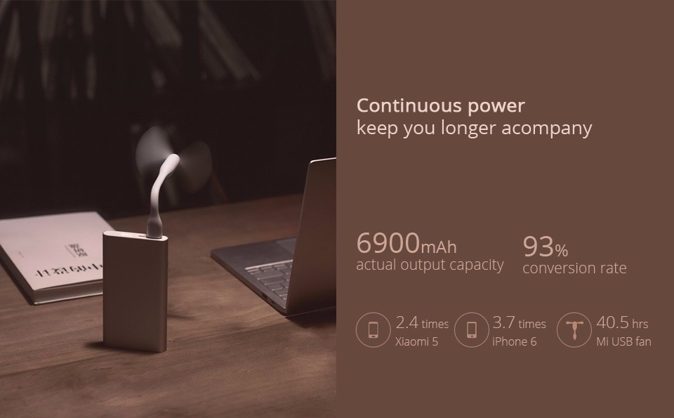 Original Xiaomi Power Bank 2 10000mAh Quick Charge 2.0 Portable Charger
