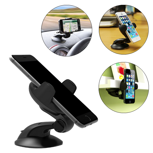 

Universal 360° Rotation Suction Cup Table Bracket Car Mount Phone Holder for Phone Under 5.5 inches