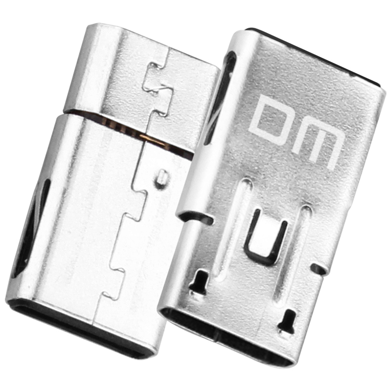 

DM Adapter Micro USB Female to Type C Male Charging Connector For Mac Huawei Xiaomi 6 Samsung S8