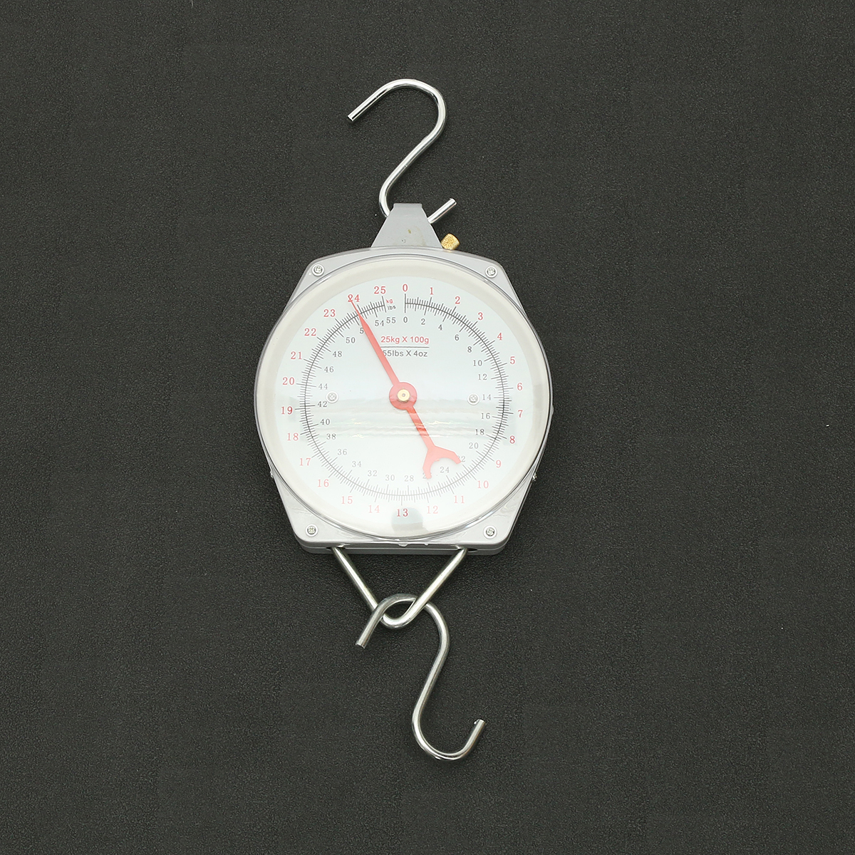

Hanging Scales Mechanical Metal with Hook 25KG for Lab Home