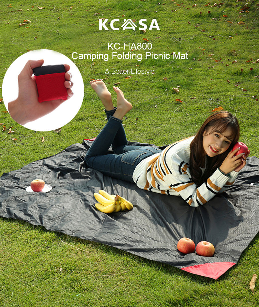 KCASA KC-HA800 180cm На открытом воздухе Travel Кемпинг Складной коврик для пикника Портативный карман Водонепроницаемы Пляжный Mat