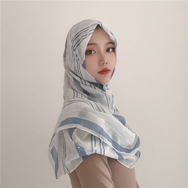 Foulard musulman foulard en soie soie imprime vent retro echarpe carree femmes quatre saisons Hui Nationality Cover multicolore