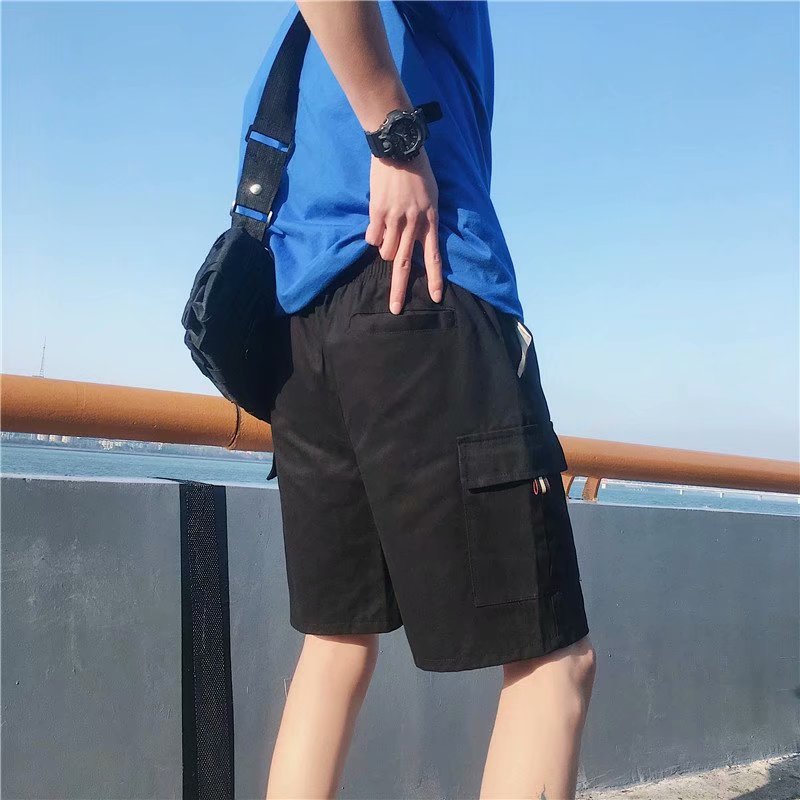 Short pour loutillage pour hommes estival pour jeunes hommes decontracte sauvage cinq pantalons