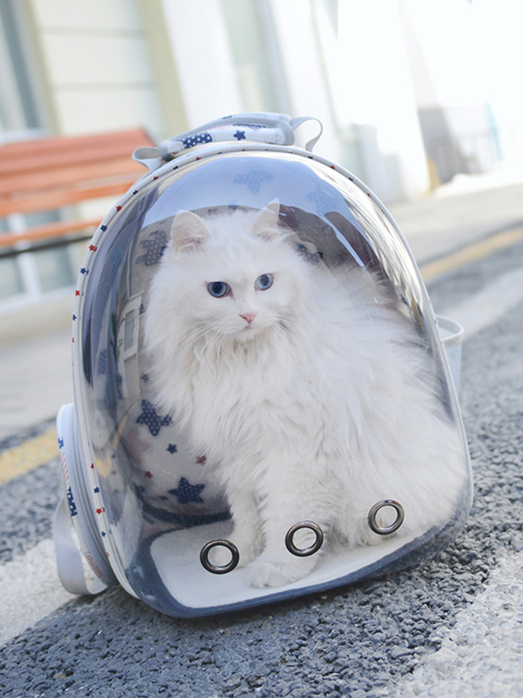 Bilde av Breathable Transparent Pet Travel Backpack Dog Cat Outdoor Carrier Bag