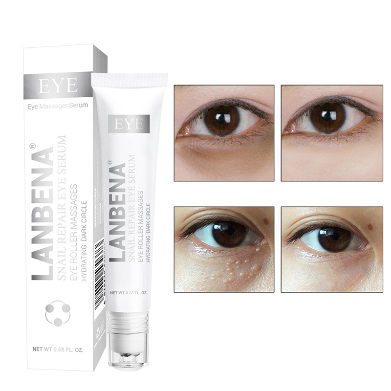 Serum de reparation pour les yeux effet hydratant anti-puffiness anti-vieillissement
