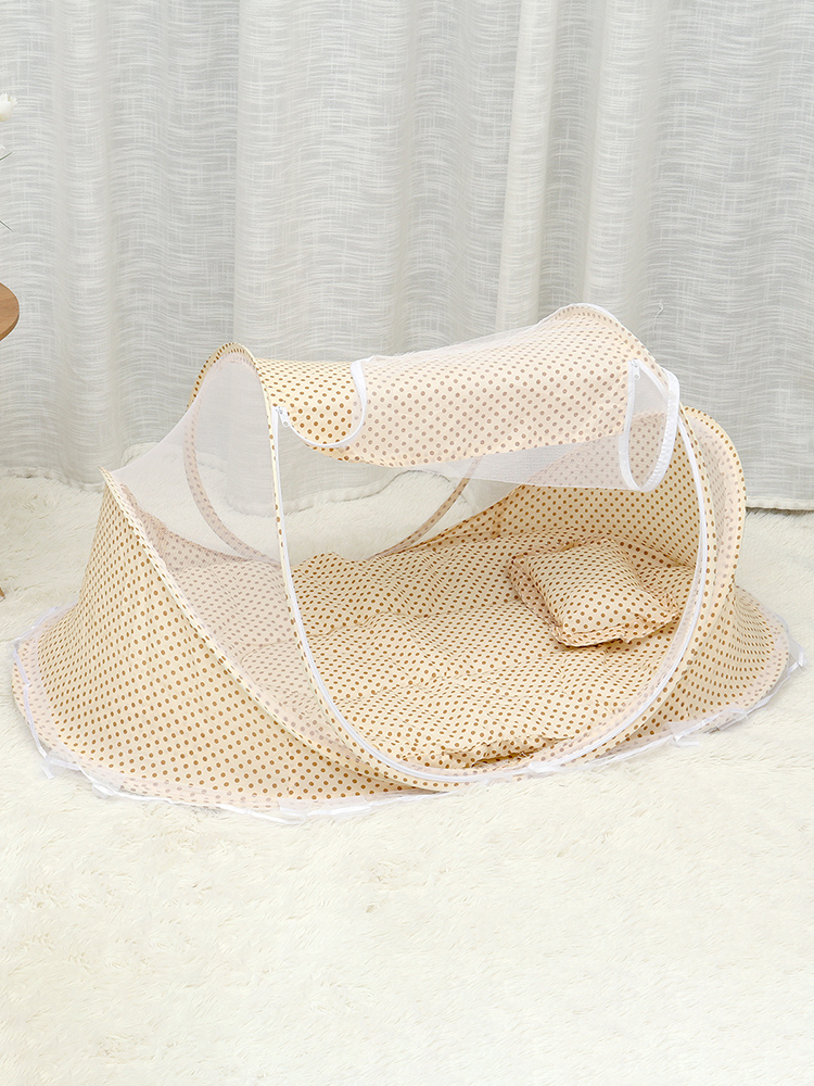 Bilde av 0-3 Years Baby Bed Tent Crib Mattress Portable Foldable Mosquito Net Newborn Bedroom Travel Bed Baby Bed