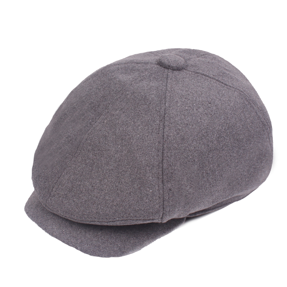 Hommes coton vintage chapeau beret octogonale casquette gavroche hiver casquette occasionnelle 
