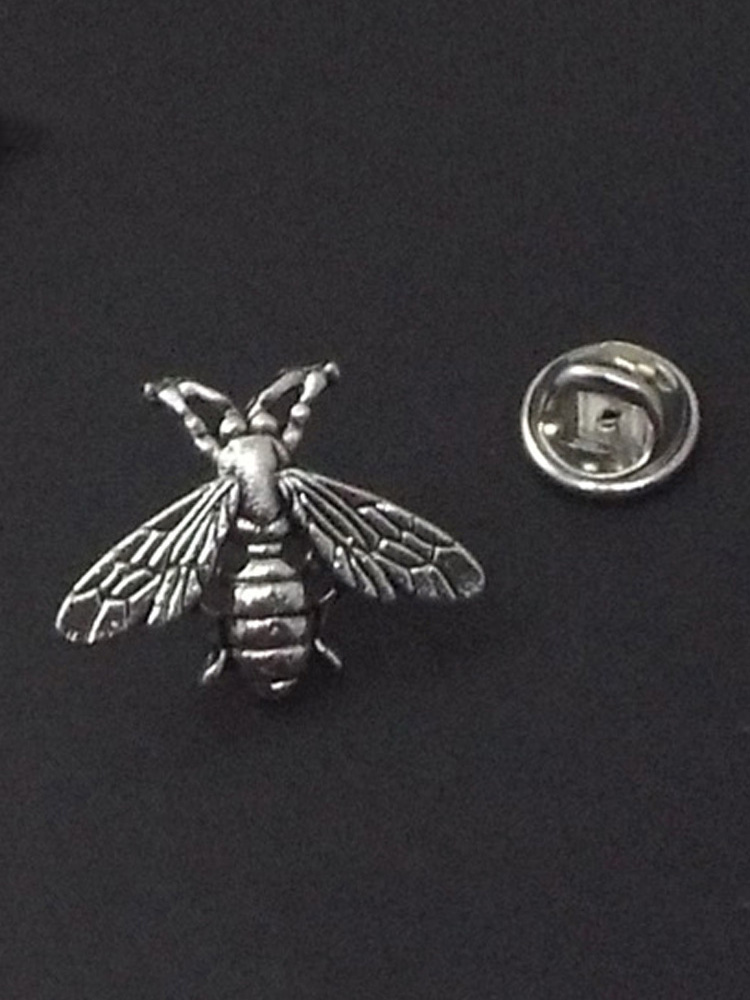 Bilde av Retro Wild Small Bee Brooch Gold Silver Metal Alloy Pin Buckle Brooch Women Jewelry