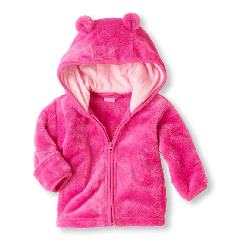 Warm Fleece Soft Le manteau dhiver pour garcons de garcons pour enfants de 0 a 24 mois