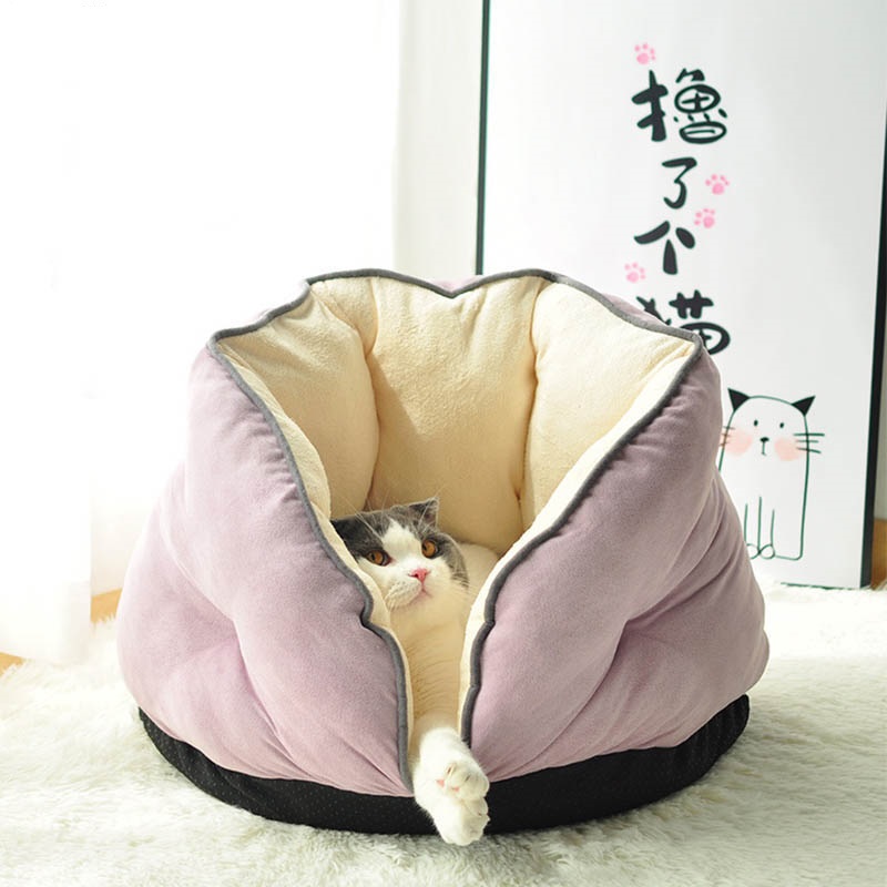 5 couleurs Surround lit lit chenil chaud sac de couchage pour les chats de petite taille chien