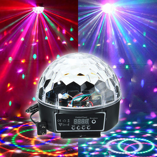 DJ KTV Party Bar RGB Projecteur a bille LED a cristaux liquides Eclairage de scene Eclairage Articles de divertissement a domicile