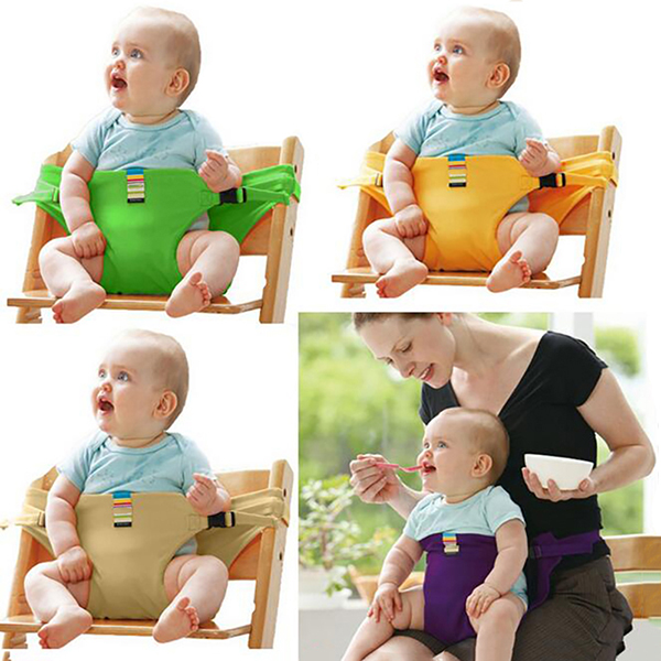 Harnais de chaise de bebe portable pour voyage chaise haute securite de bebe harnais pour diner