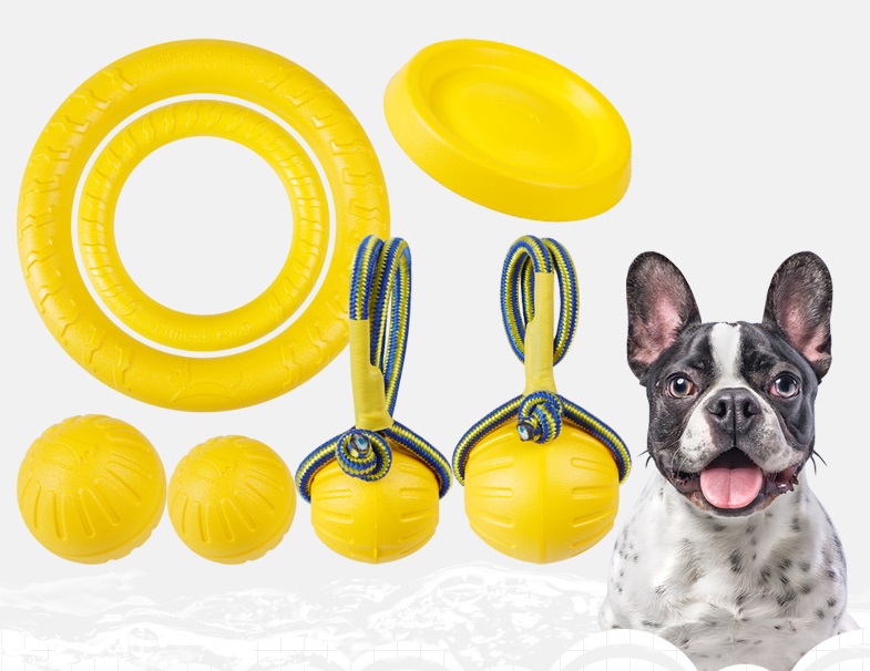 Chien morsure chien formation corde balle animal Frisbee EVA mousse resistant aux morsures jouet pour animaux de compagnie