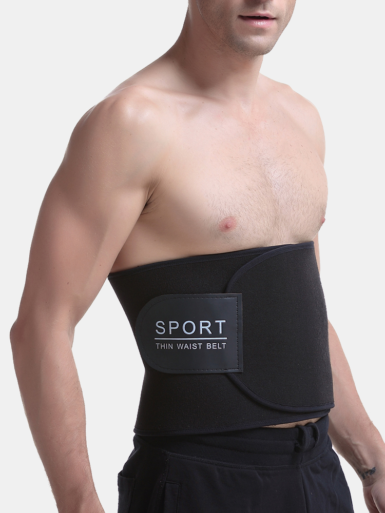 Hommes Taille Reglable Haute Élasticite Sur Le Tummy Tuck Ceinture Fitness Sport Body Bodies