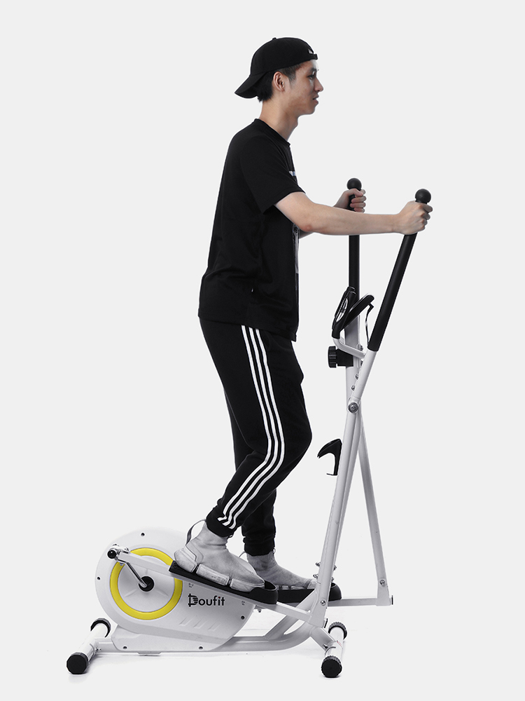 Bilde av Doufit EM-01 Elliptical Machine LCD Monitor Fitness Bike Home Gym Arm Leg Trainning Exercise Tools