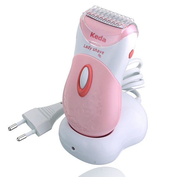 Keda KD 187 Electrique Demaquillant lavable Tachymetre rechargeable mou humide Lady Shaver Epilateur