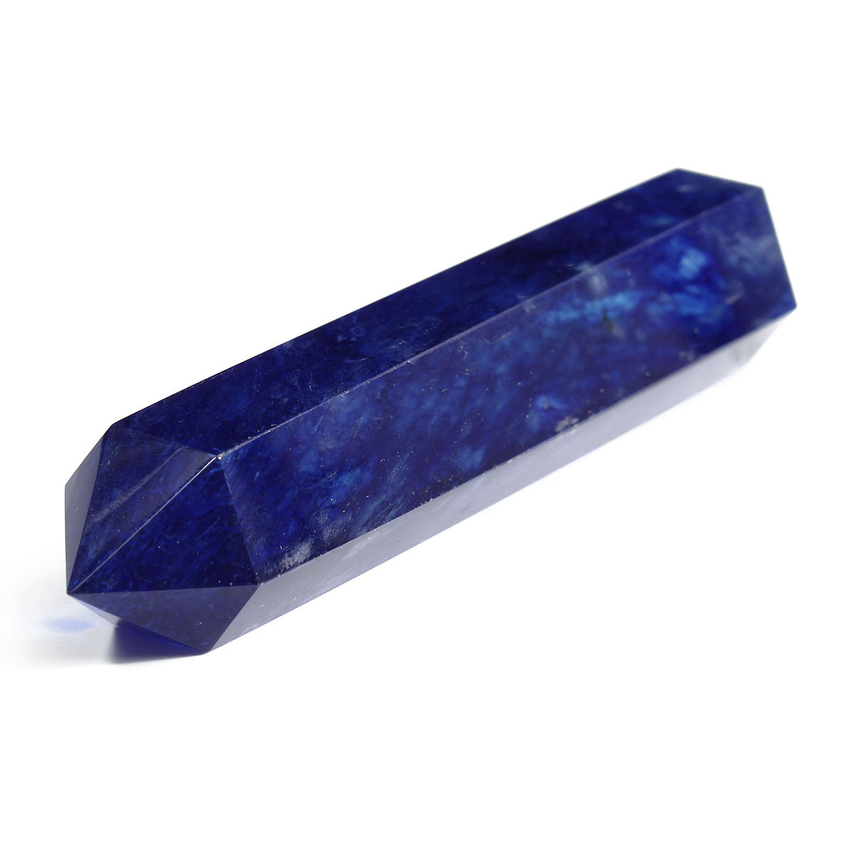 1pcs DIY Crystal Pretty Blue Quartz Crystal Terminated Wand Healing