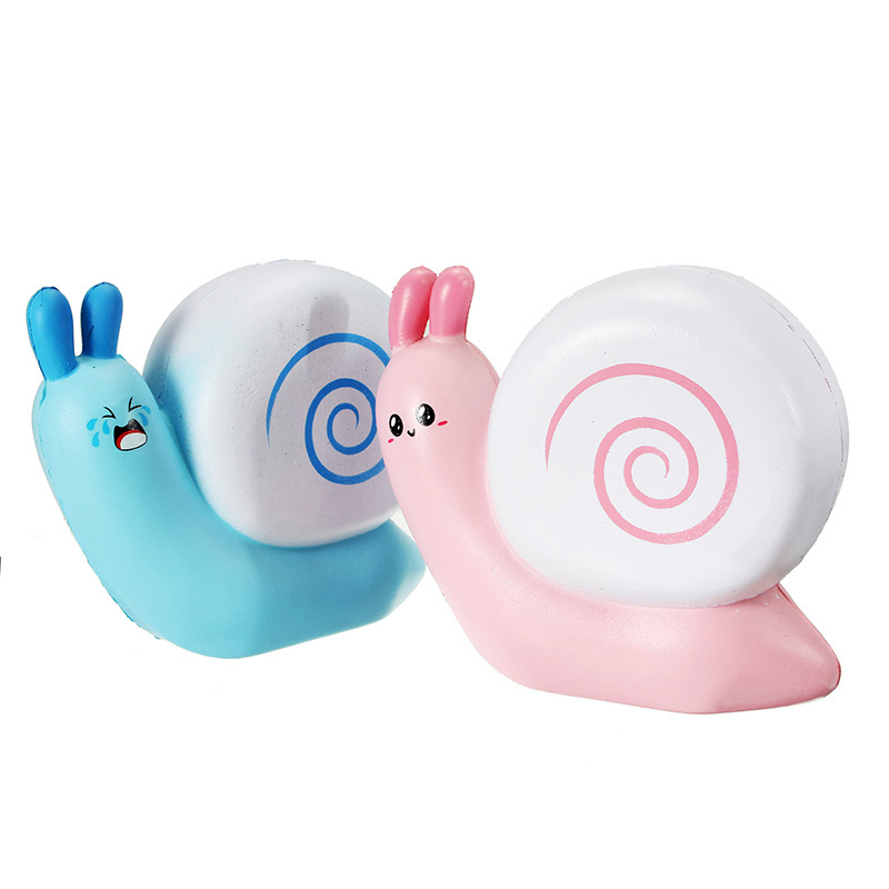 Squishy Snail Pink Blue Jumo 12cm Lenteur Rising Avec Emballage Collection Jouets Decoratifs