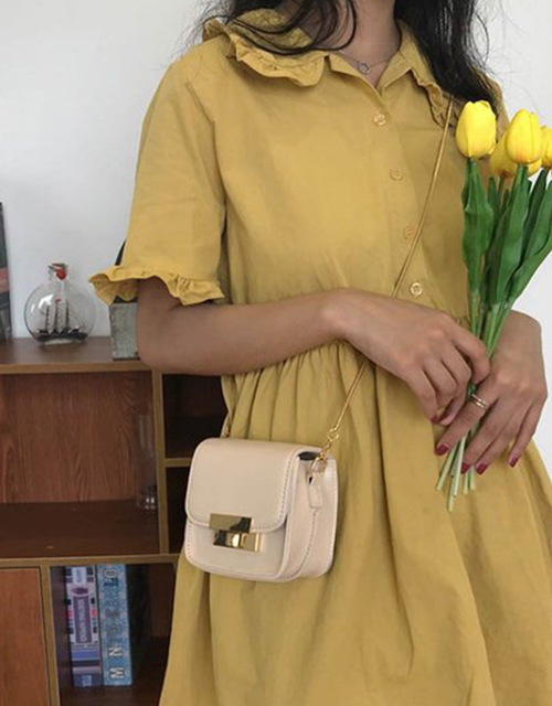 Sac Femme Nouvelle Saison Mode Mini Chaine Petit Sac Carre Student Ins Messenger Bag
