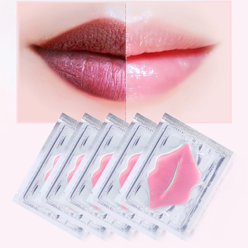 10 Pcs Collagene Levres Masque Tapis Hydratant Soins Des Levres Anti-Vieillissement Exfoliant Lip Pads Lip Beaute
