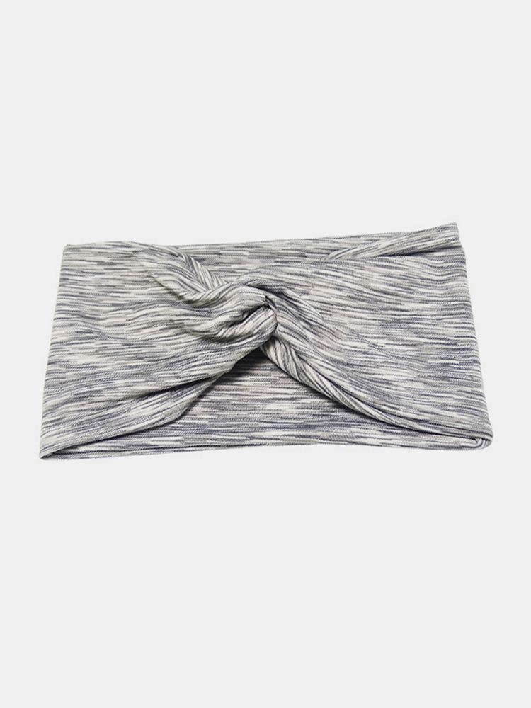 Bilde av Gradient Non-slip Elastic Yoga Hair Band Elastic Broom Running Headband Sweat-absorbent