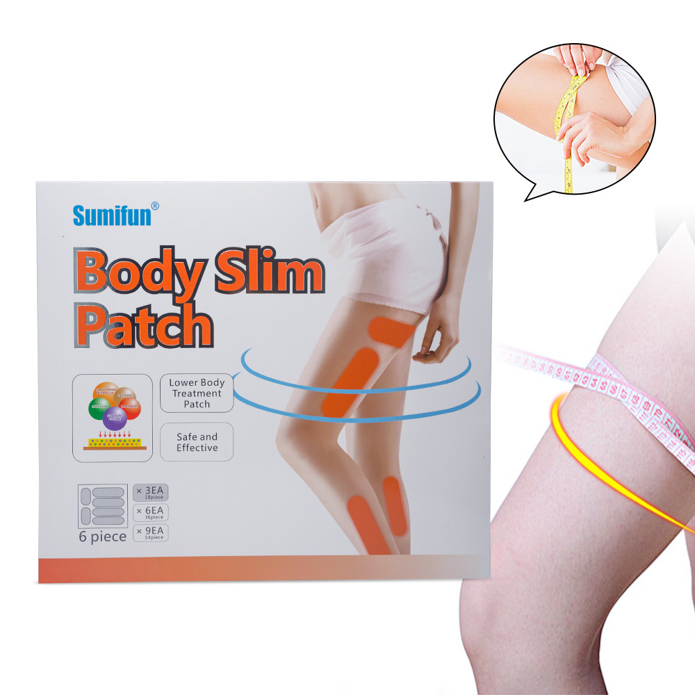Sumifun Bas Corps Slim Patch Perte de Poids Platre Fat Burning Abdomen Traitement Reduire