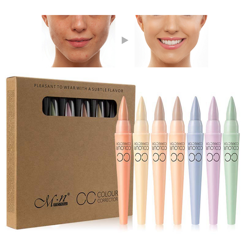 6 couleurs Mini crayon anti-cernes Set Contour Visage Hydratant Correcteur Corriger la peau Maquillage de visage
