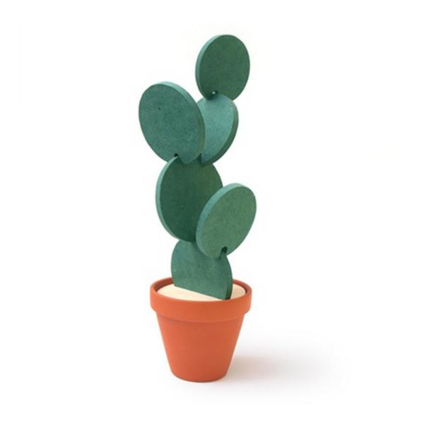 7pcs Creative Cactus Coaster Non slip Bowl Mats Isole The Septums DIY Ustensiles a domicile