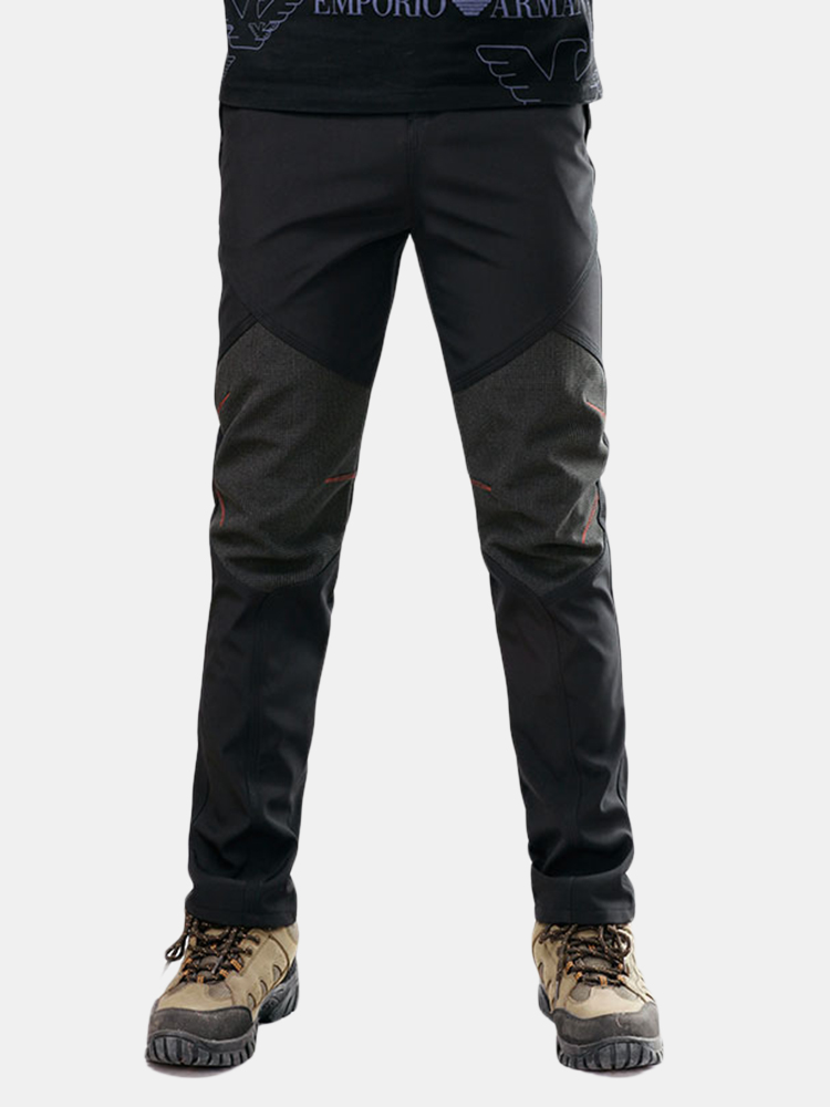 Pantalon Homme Epais Coupe vent Impermeable Respirant Vetement Thermique pour Plein Air