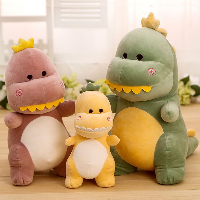 Coton de dessin anime bas coton poupee dinosaure en peluche jouet enfant bebe cadeau