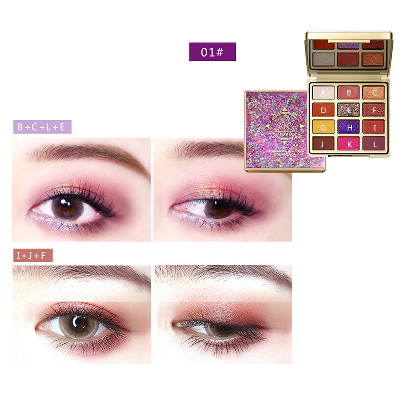 Quicksand Shimmer Eyeshadow Palette 12 Couleurs Dream Shimmer Eyeshadow Palette Maquillage Pour Les Yeux