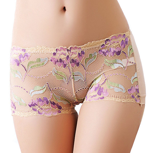 Embroidery Lace Pure Cotton Panties