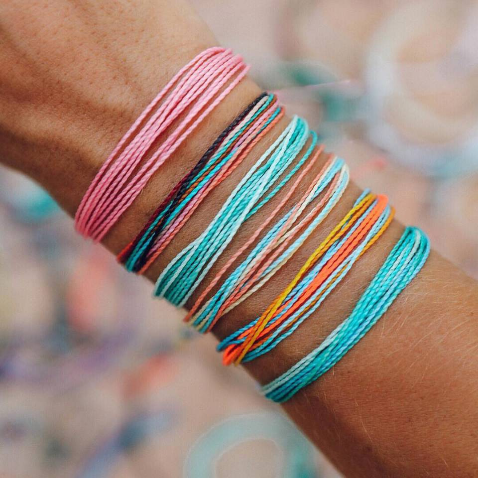 Ensemble de bracelet tresse bohemien 6 pieces Colorful Bracelet ethnique pour femmes
