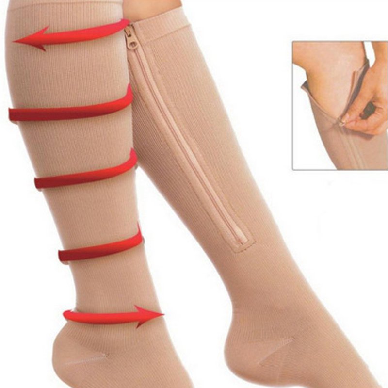 Durable Soothe Varices Veines Compression Chaussettes Stocking Sleep Leg Slimming