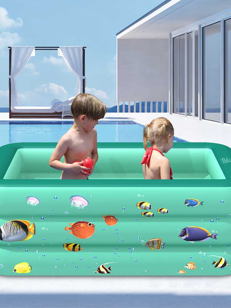 Kinderpool Aufblasbares Ocean Ball Pool für Kleinkinder Kinder erhöhen dickes Planschbecken